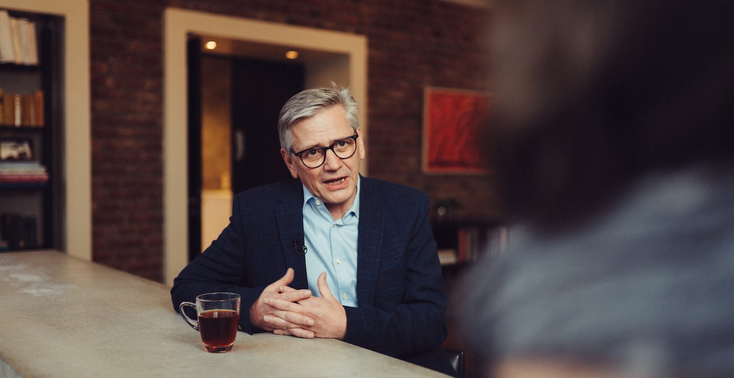 Jürgen Hoffmann im persönlichen Gespräch